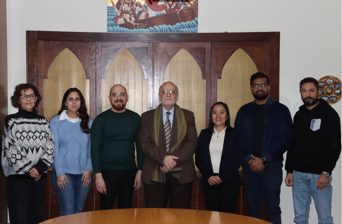 A coordination meeting with a delegation from Tearfund